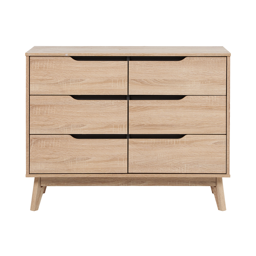 Rustic Scandinavian Chest (6 Drawers) - Image 2