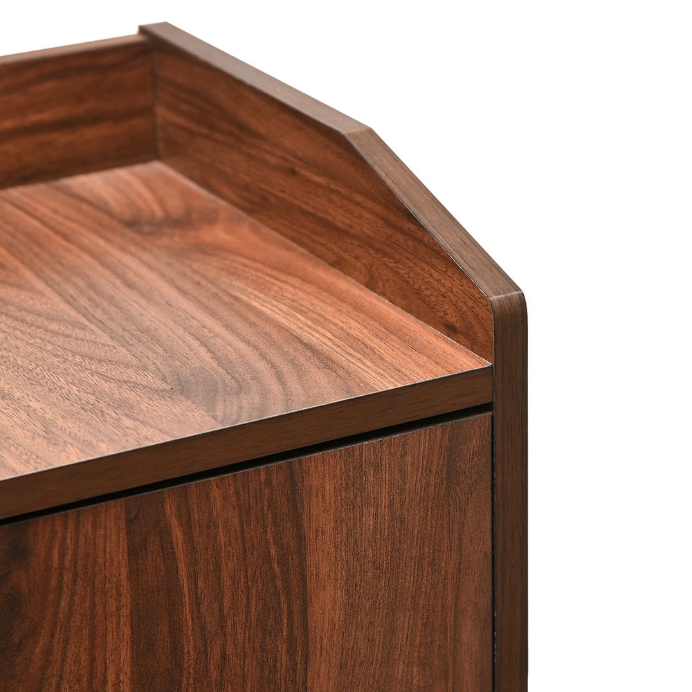 Mocha Lux Shoe Cabinet - Image 3