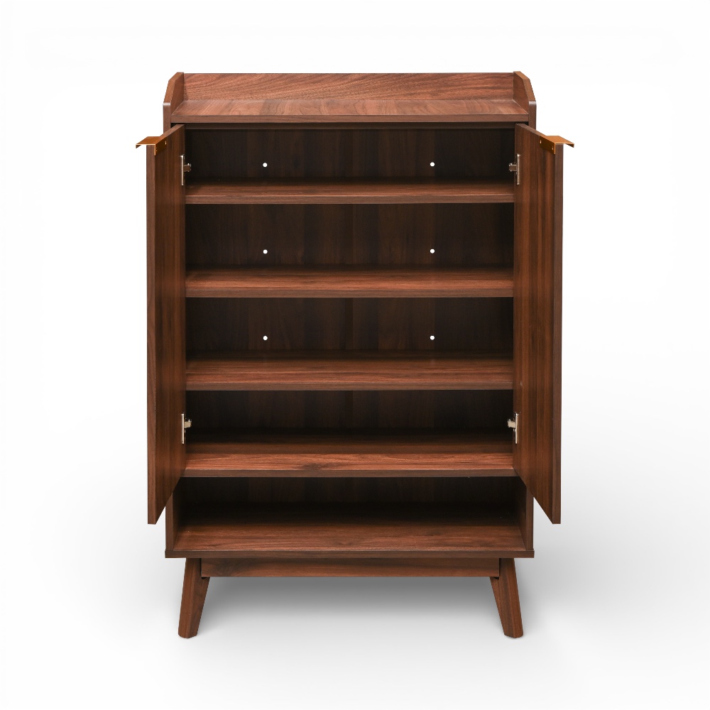 Mocha Lux Shoe Cabinet - Image 2