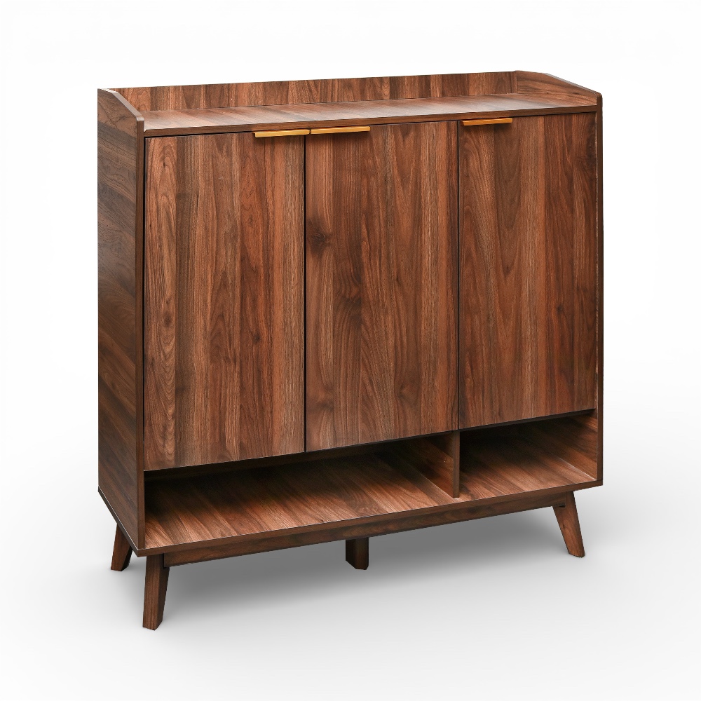 Mocha Lux Shoe Cabinet