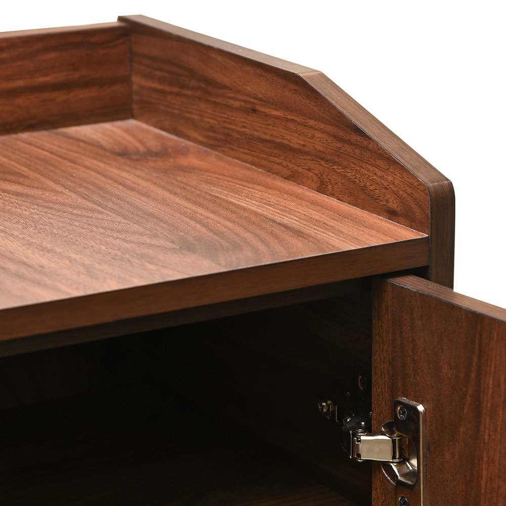 Mocha Lux Shoe Cabinet - Image 5