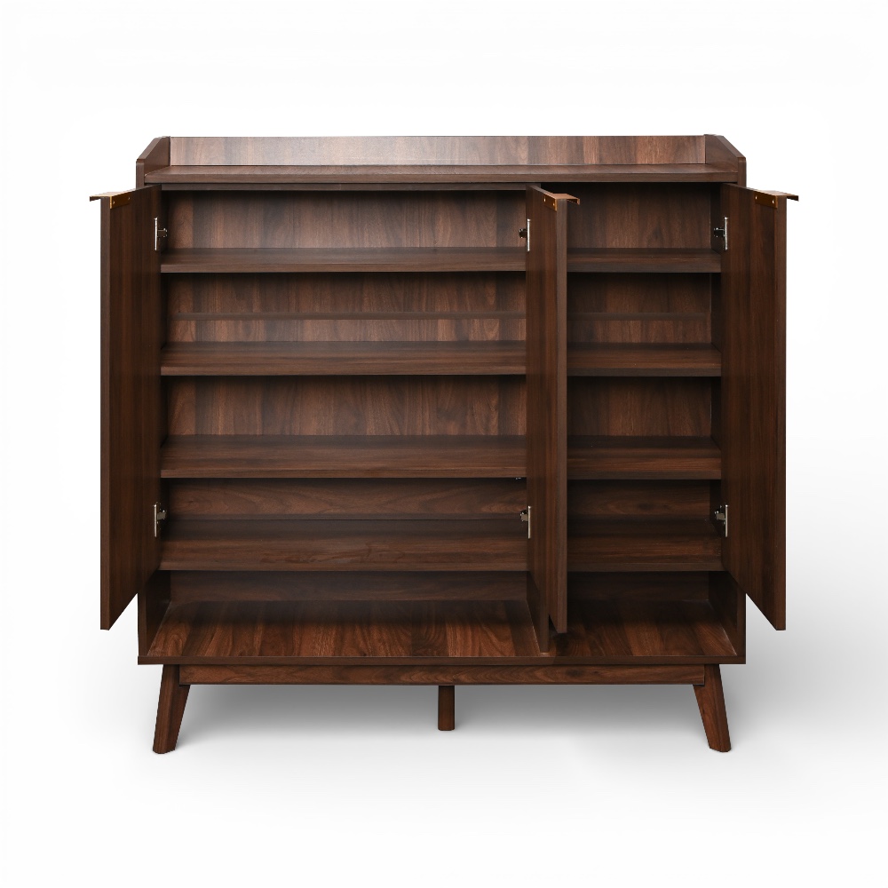 Mocha Lux Shoe Cabinet - Image 2