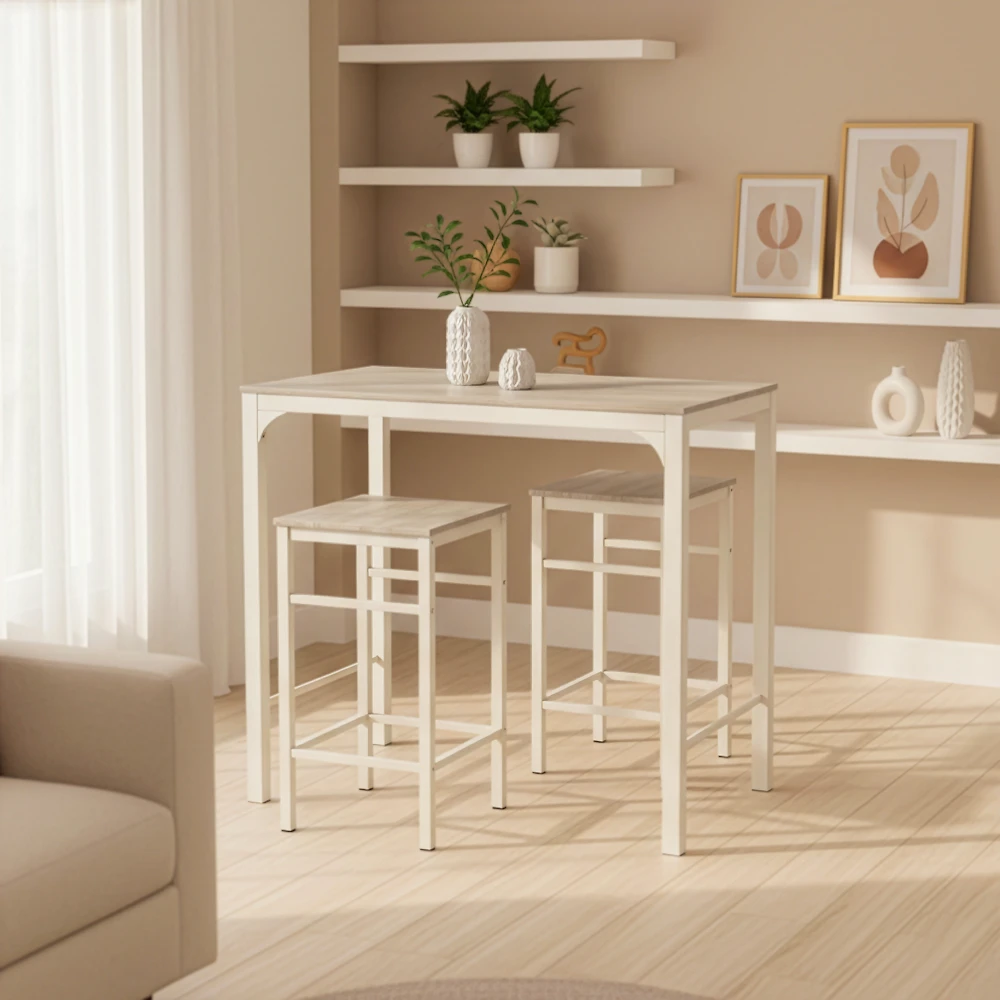 Sarif Bar Dining Set (2 Seater) - Image 12
