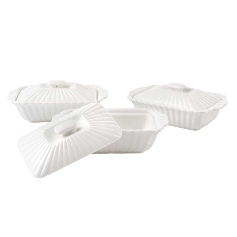 Casserole 3 Pcs Set with Iron Stand - Image 3