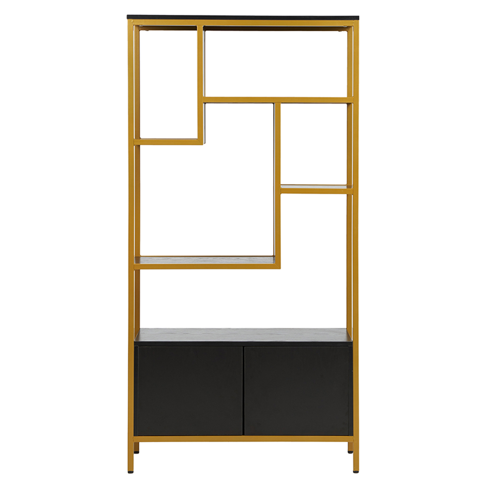 Shelving Unit with 2 Door Cabinet - Image 3