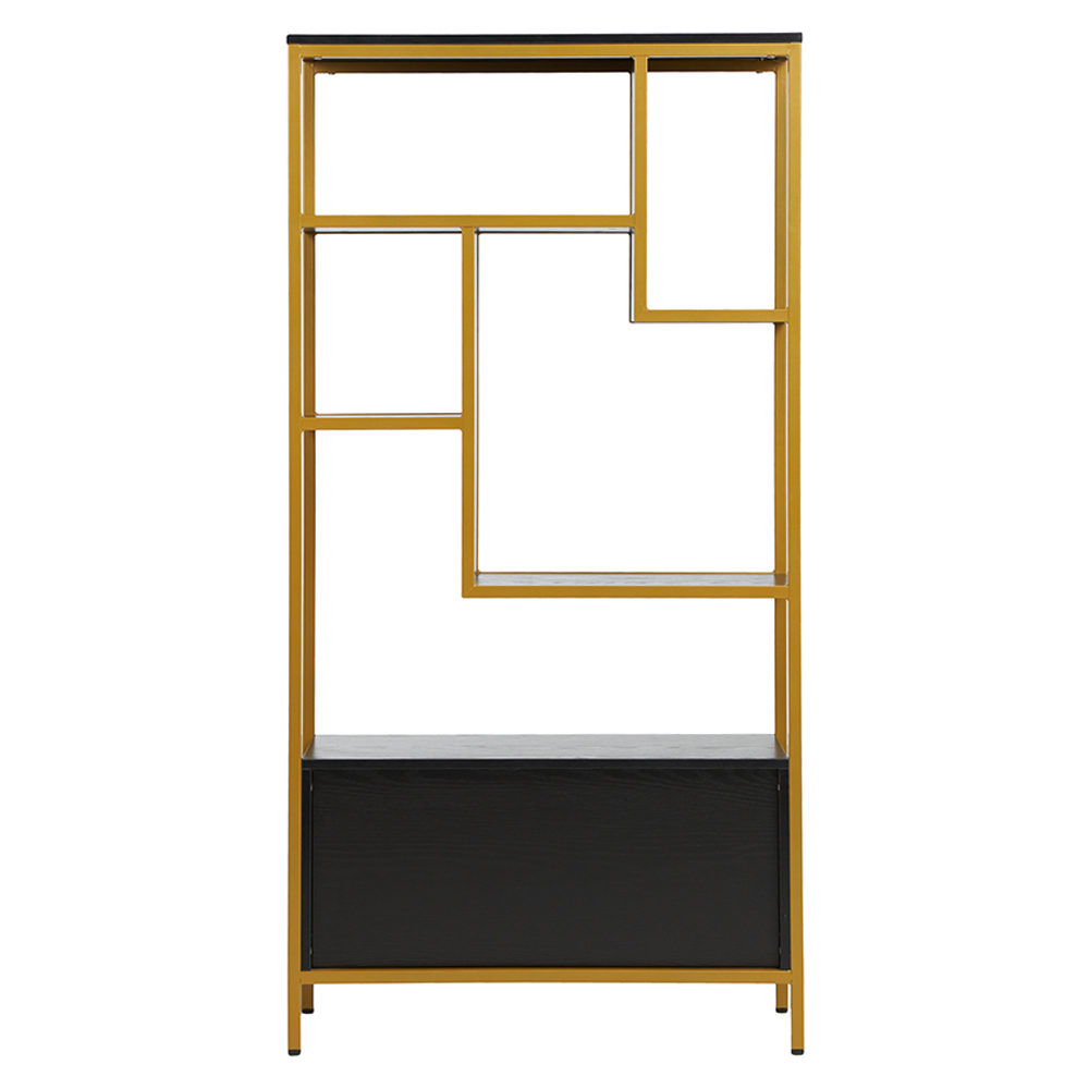 Shelving Unit with 2 Door Cabinet - Image 5