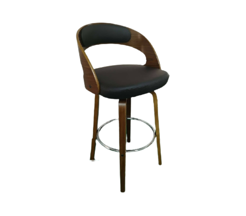 Isamar Bar Stool with Backrest