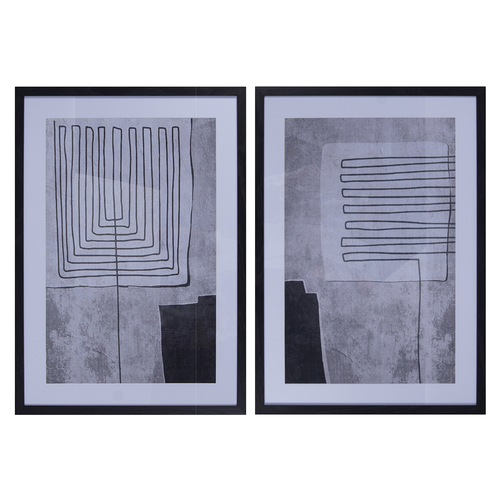 2 Pcs Framed Wall Art