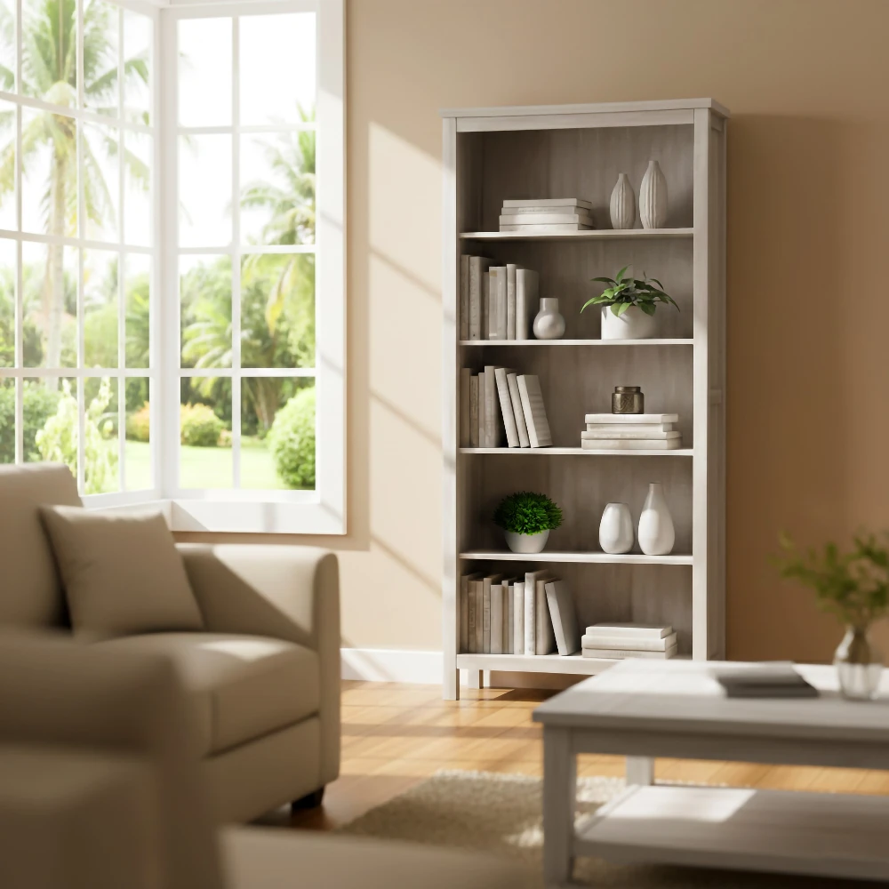 Tyron Book Shelves (5 Tier) - Image 8
