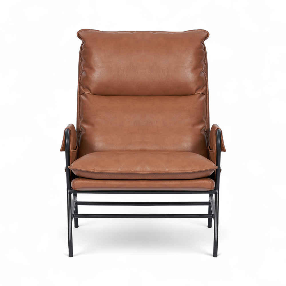 Boston Lounge Chair with Ottoman - Image 3