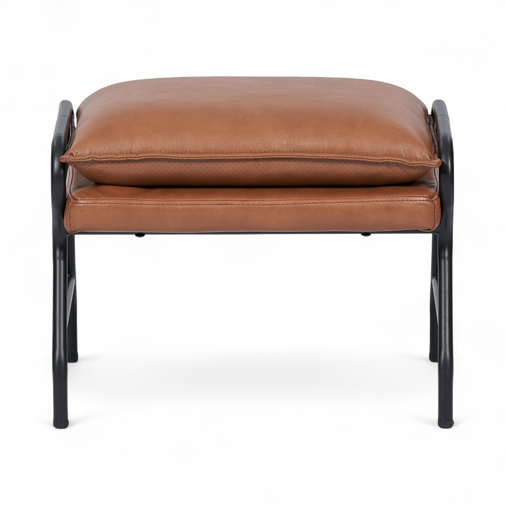 Boston Lounge Chair with Ottoman - Image 7