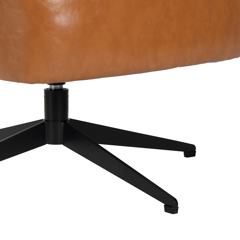 Contour Retro Tufted Swivel Chair - Image 6