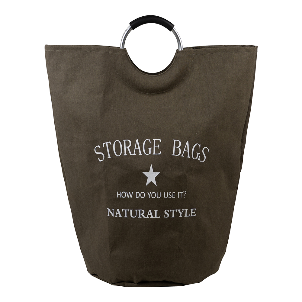 Aubree Foldable Laundry Basket with Handle - Image 2