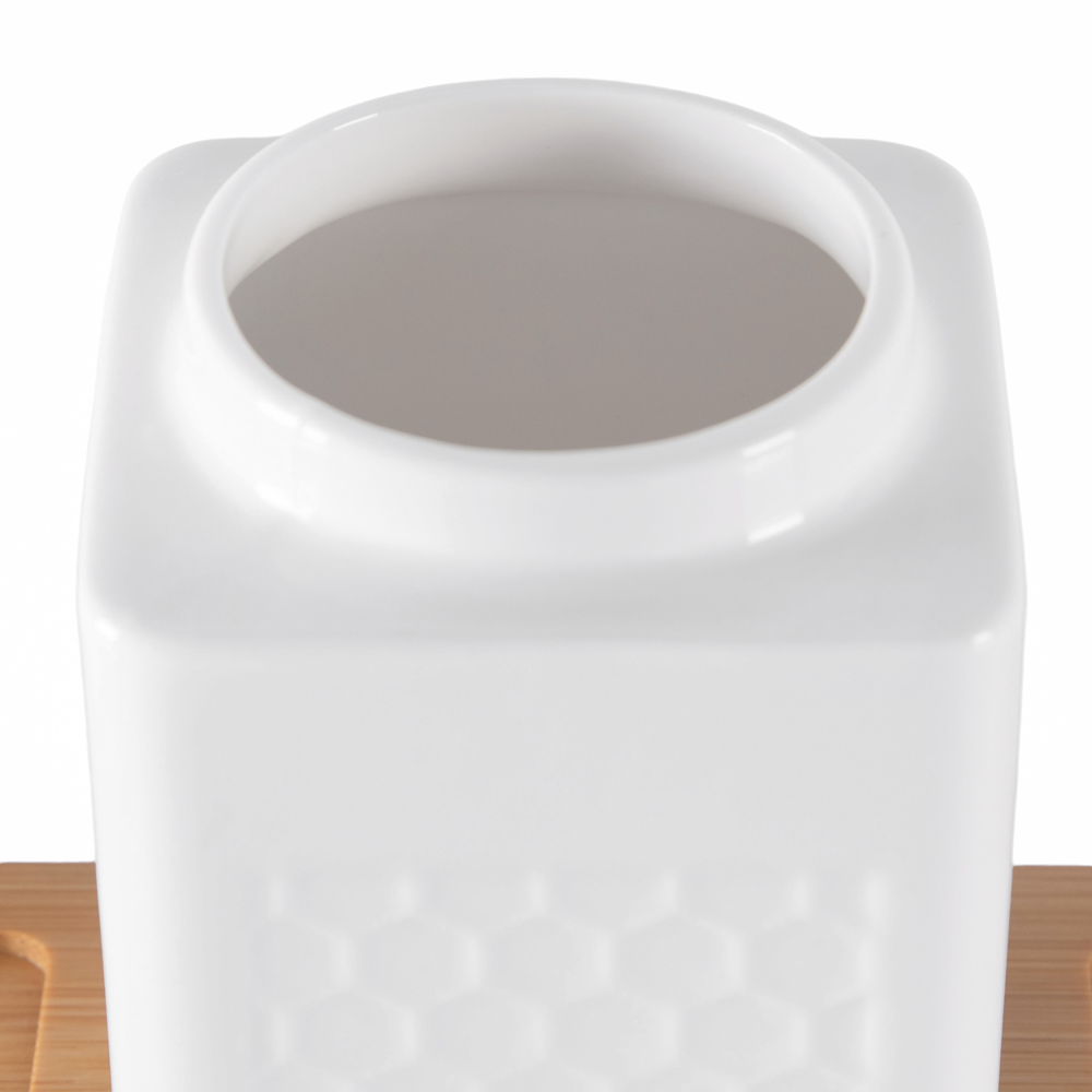 3 Pcs Jar with Bamboo Tray - Image 11