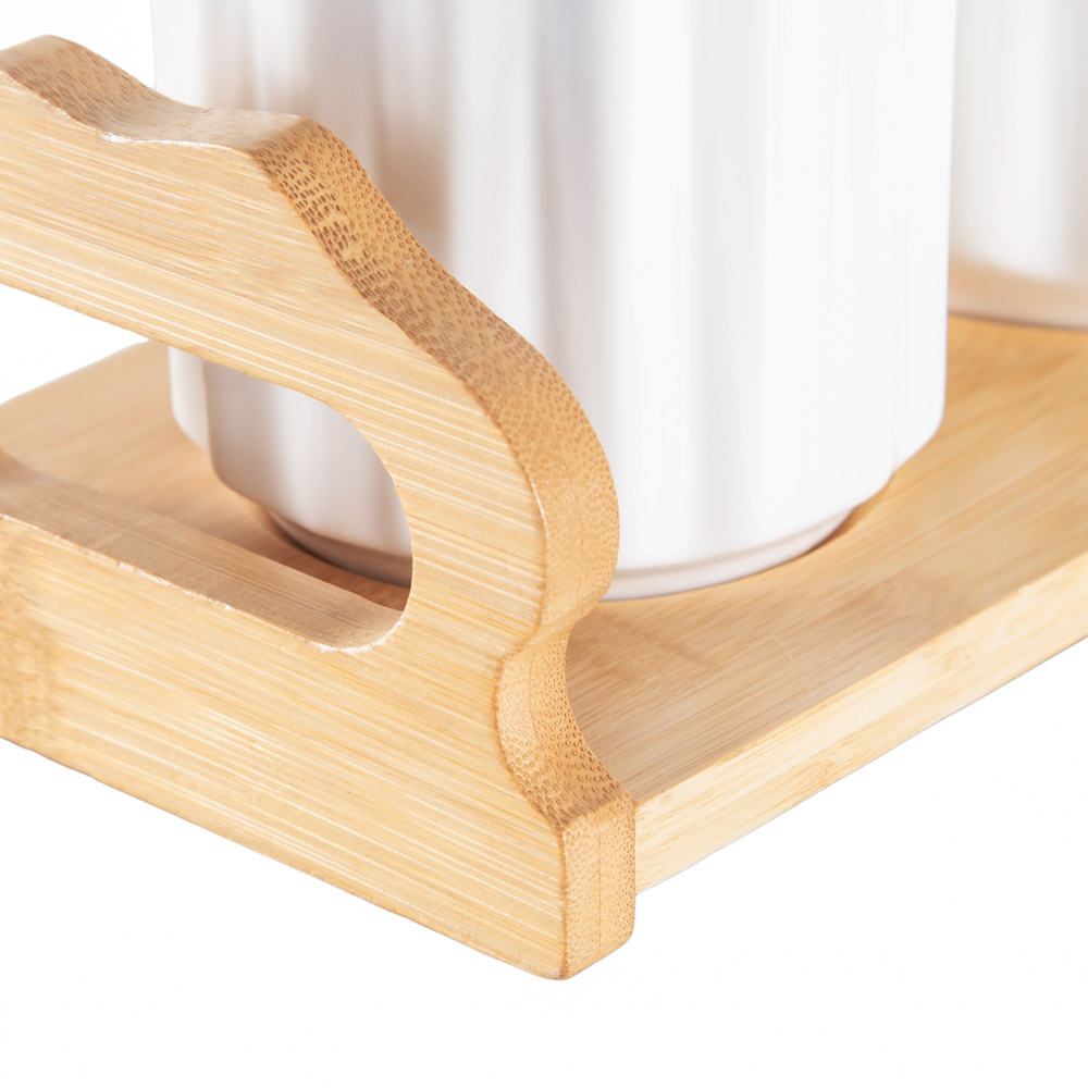 3 Pcs Jar with Bamboo Tray - Image 6