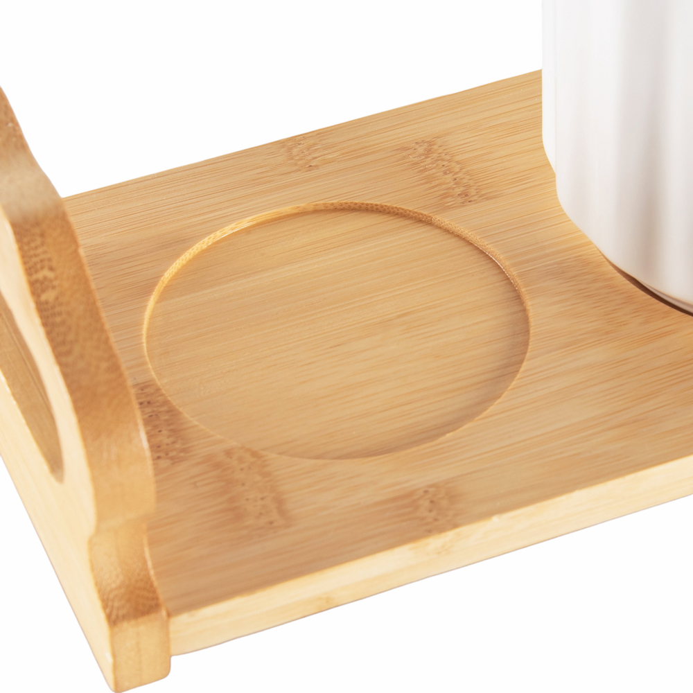 3 Pcs Jar with Bamboo Tray - Image 8