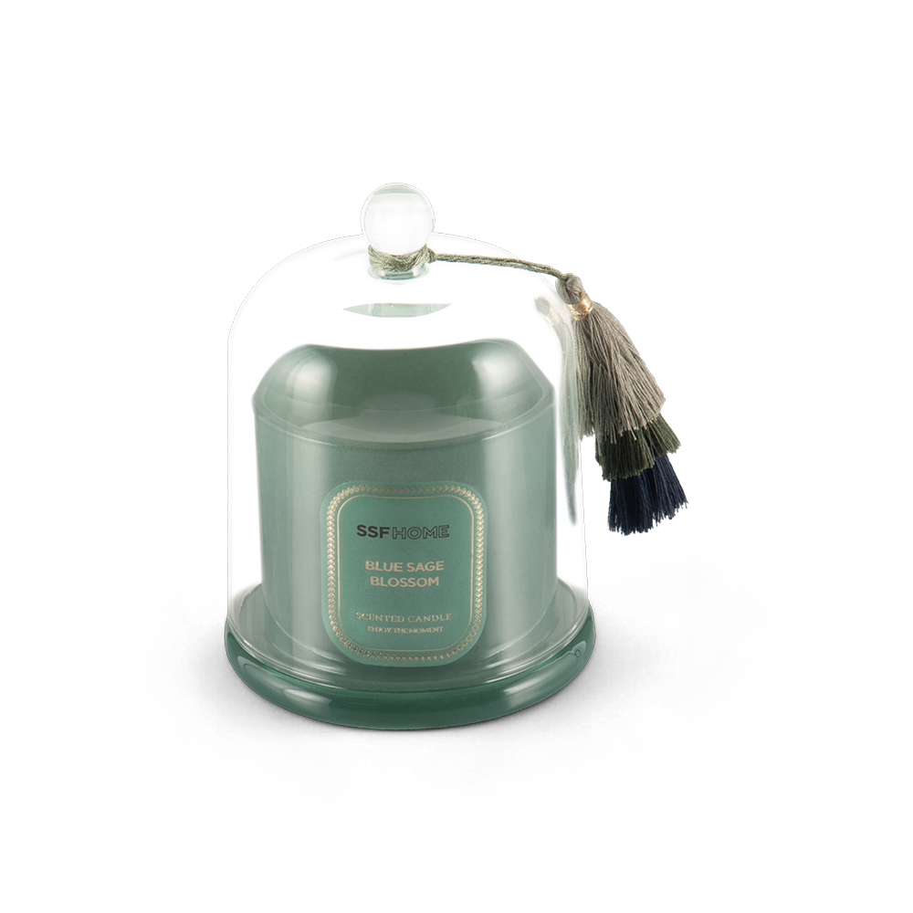 Scented Candle with Glass Dome Cover - Image 6