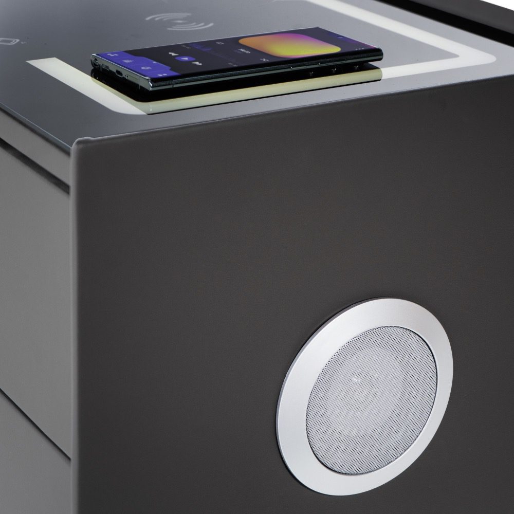 Edison Smart Bedside Table (Square, Fingerprint Lock) - Image 14