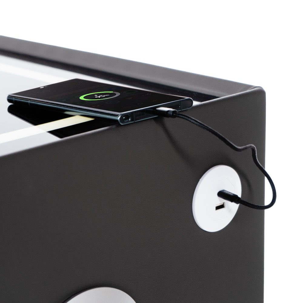 Edison Smart Bedside Table (Square, Fingerprint Lock) - Image 15