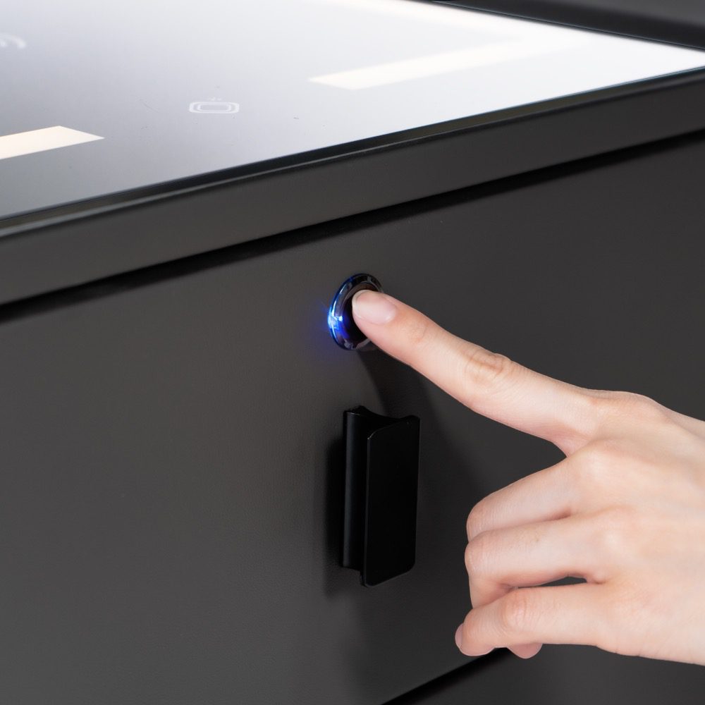 Edison Smart Bedside Table (Square, Fingerprint Lock) - Image 18