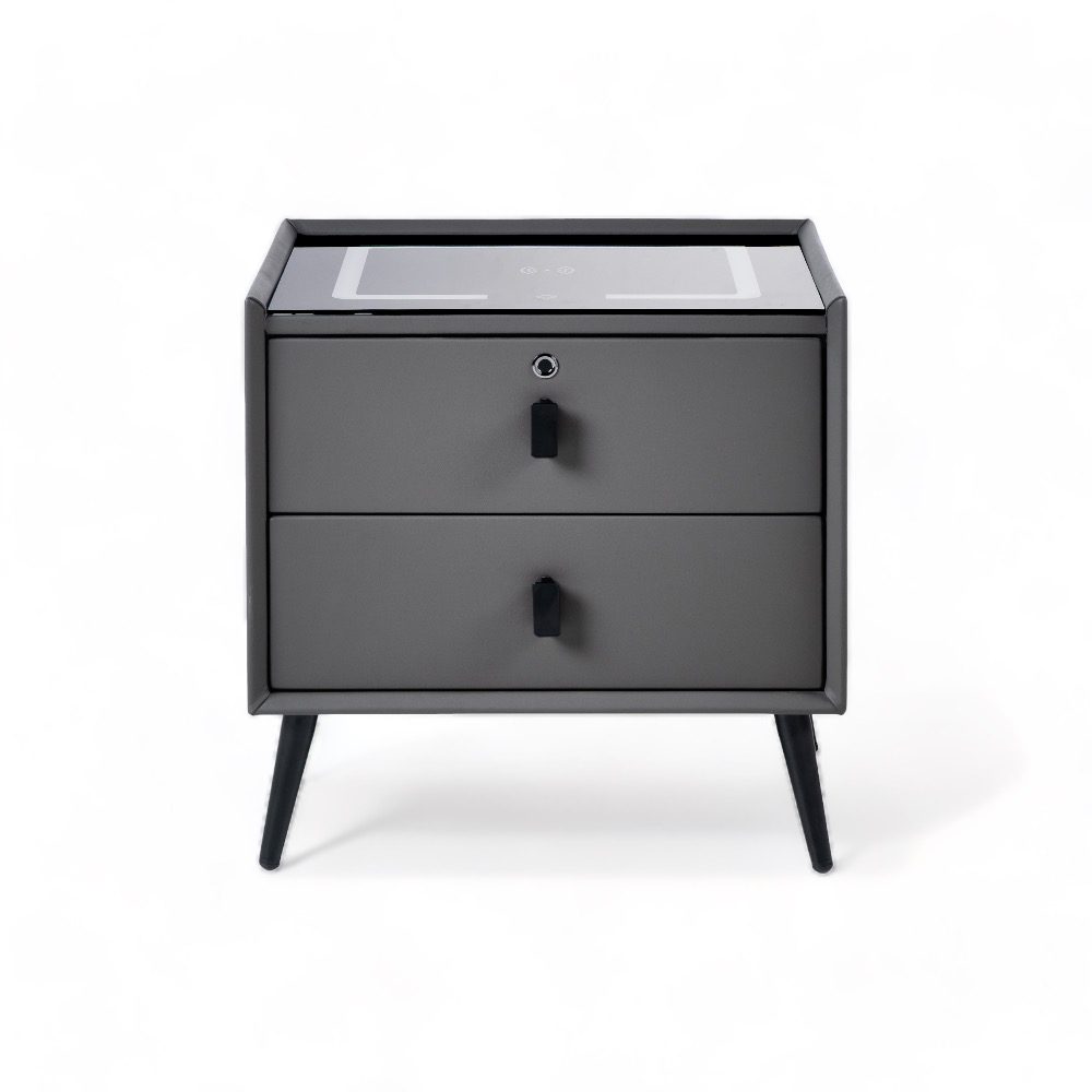 Edison Smart Bedside Table (Square, Fingerprint Lock) - Image 3