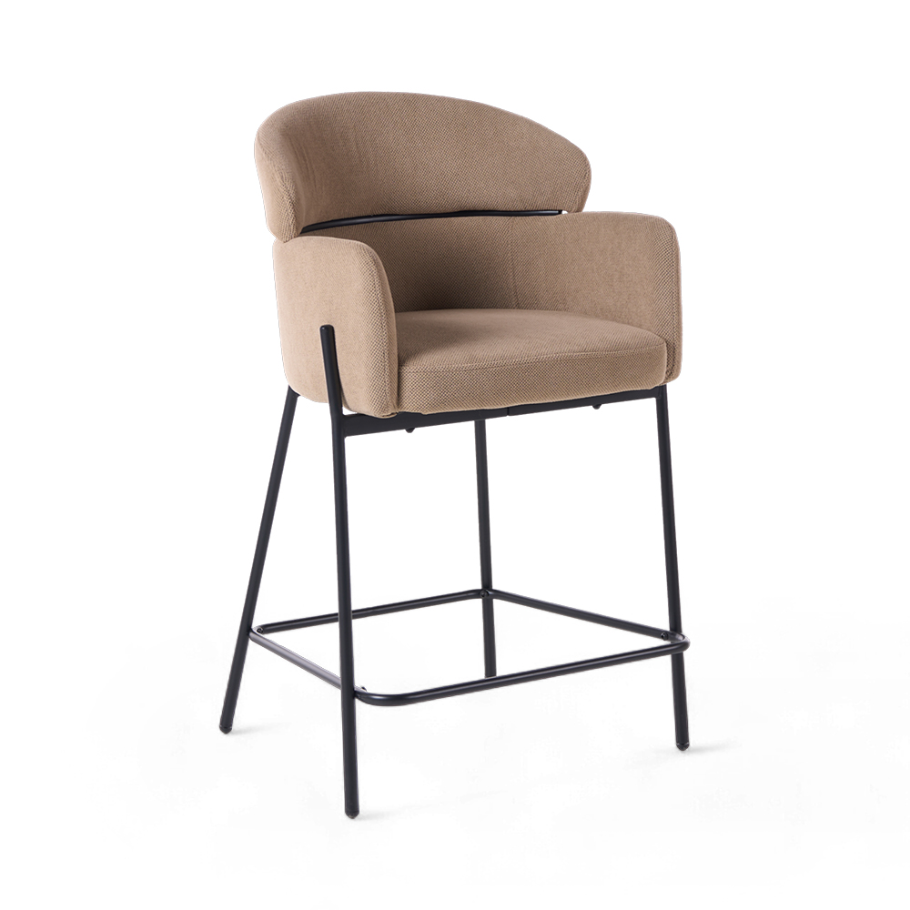 Zuri Bar Stool with Backrest