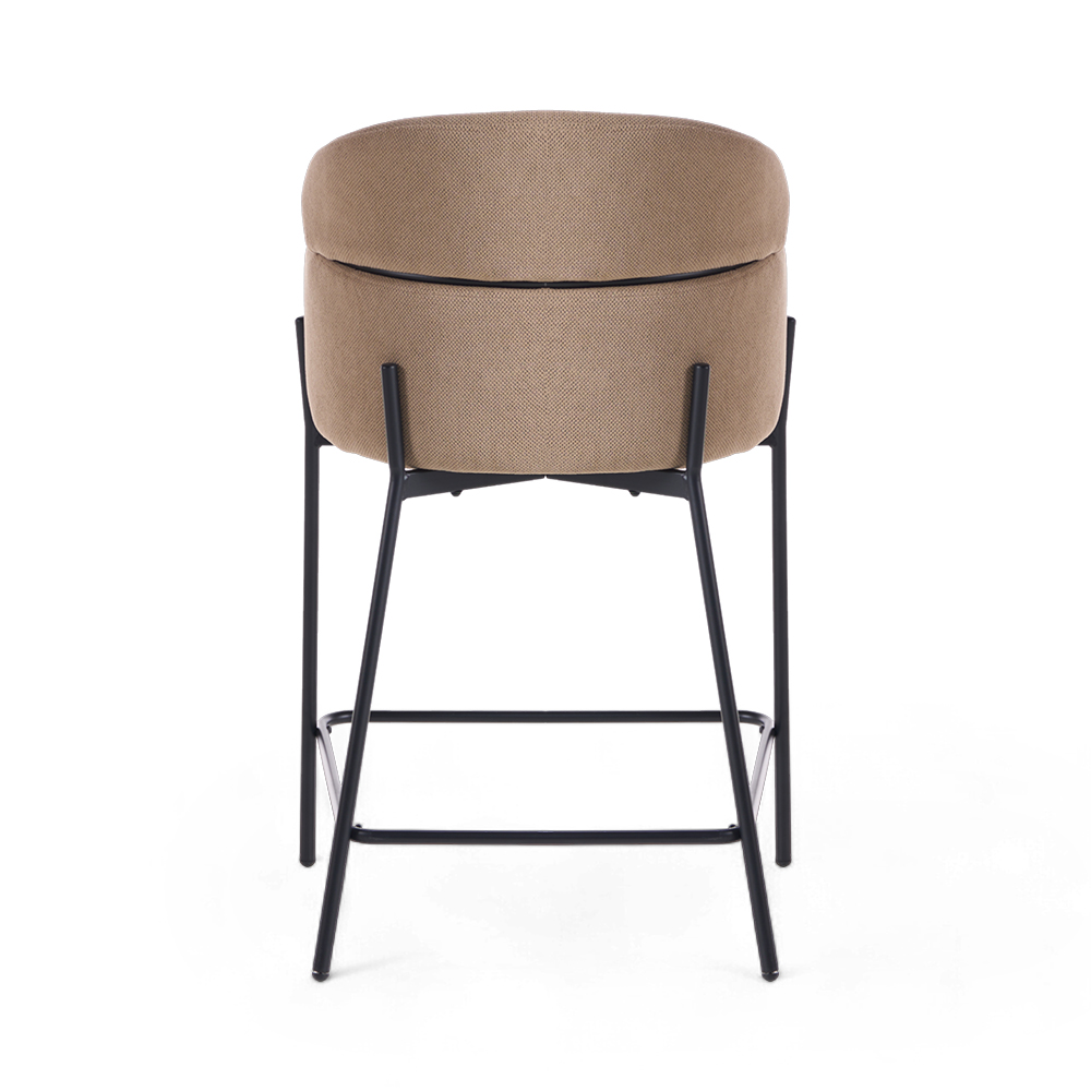 Zuri Bar Stool with Backrest - Image 4