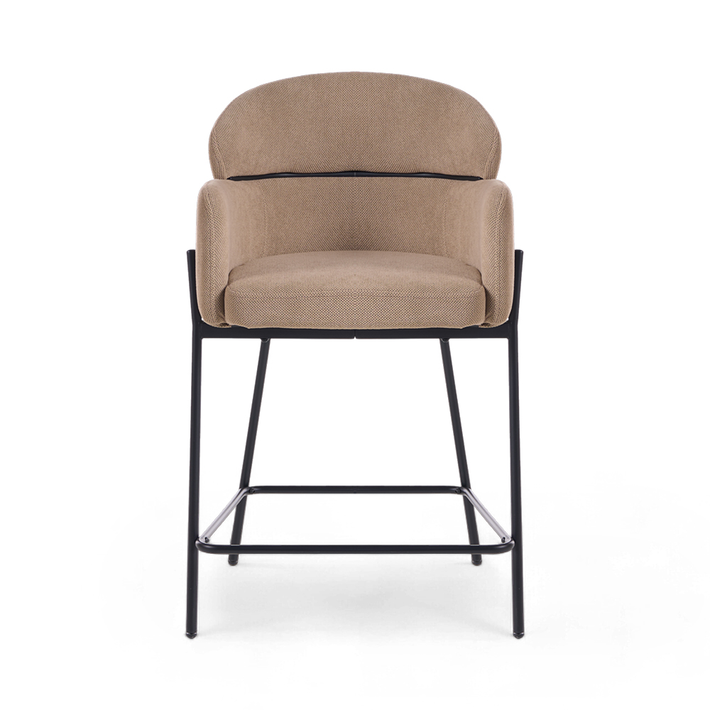 Zuri Bar Stool with Backrest - Image 2