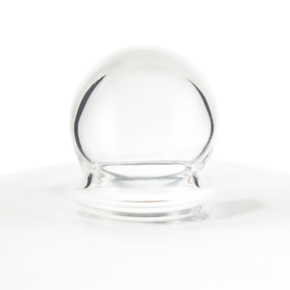 Floral Cake Stand with Glass Dome Lid - Image 6