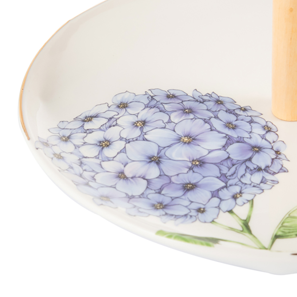 Floral 2 Tier Cake Stand - Image 9