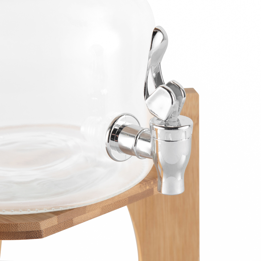 Beverage Dispenser with Bamboo Stand (2L) - Image 11