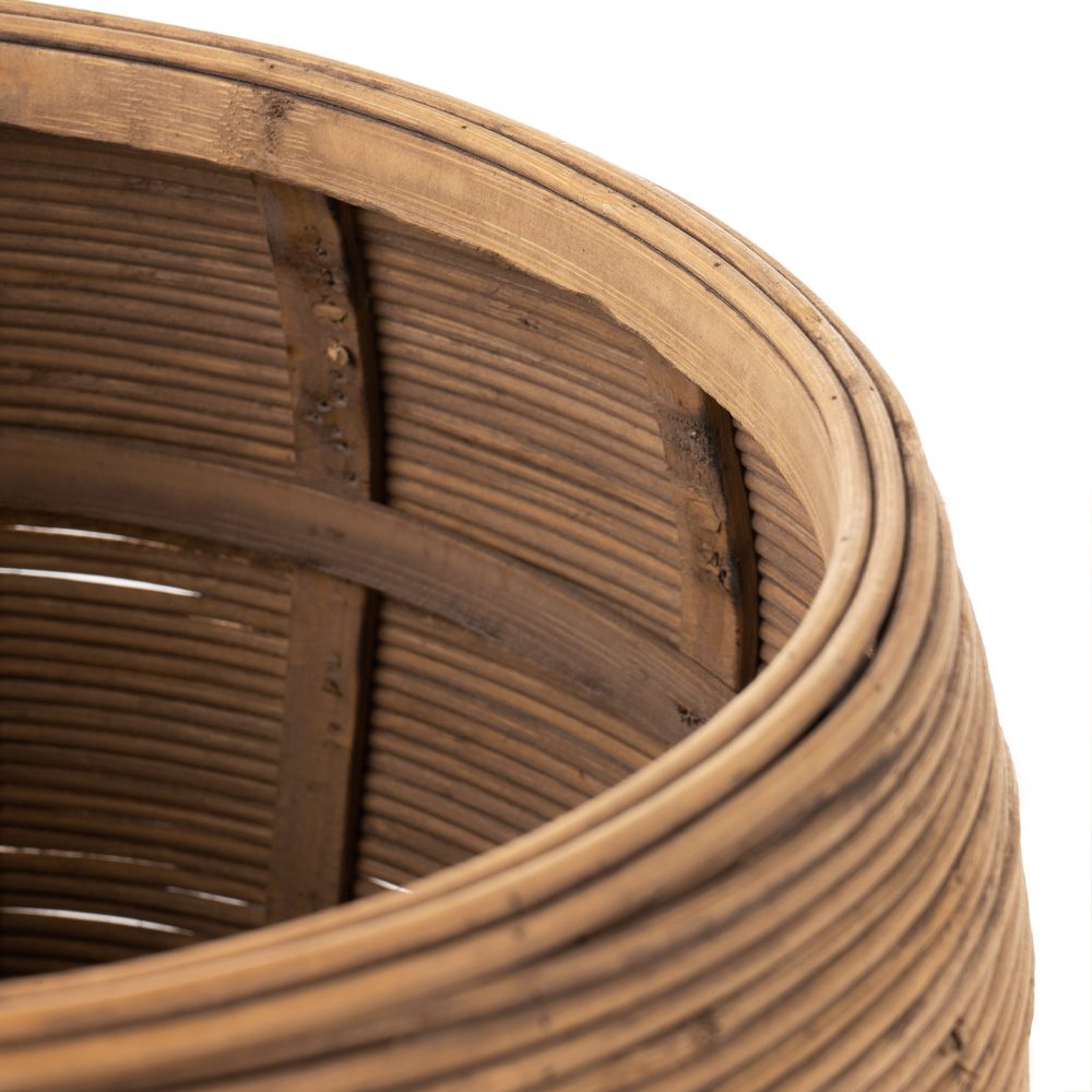 Cameo Rattan Planter with Metal Stand - Image 6