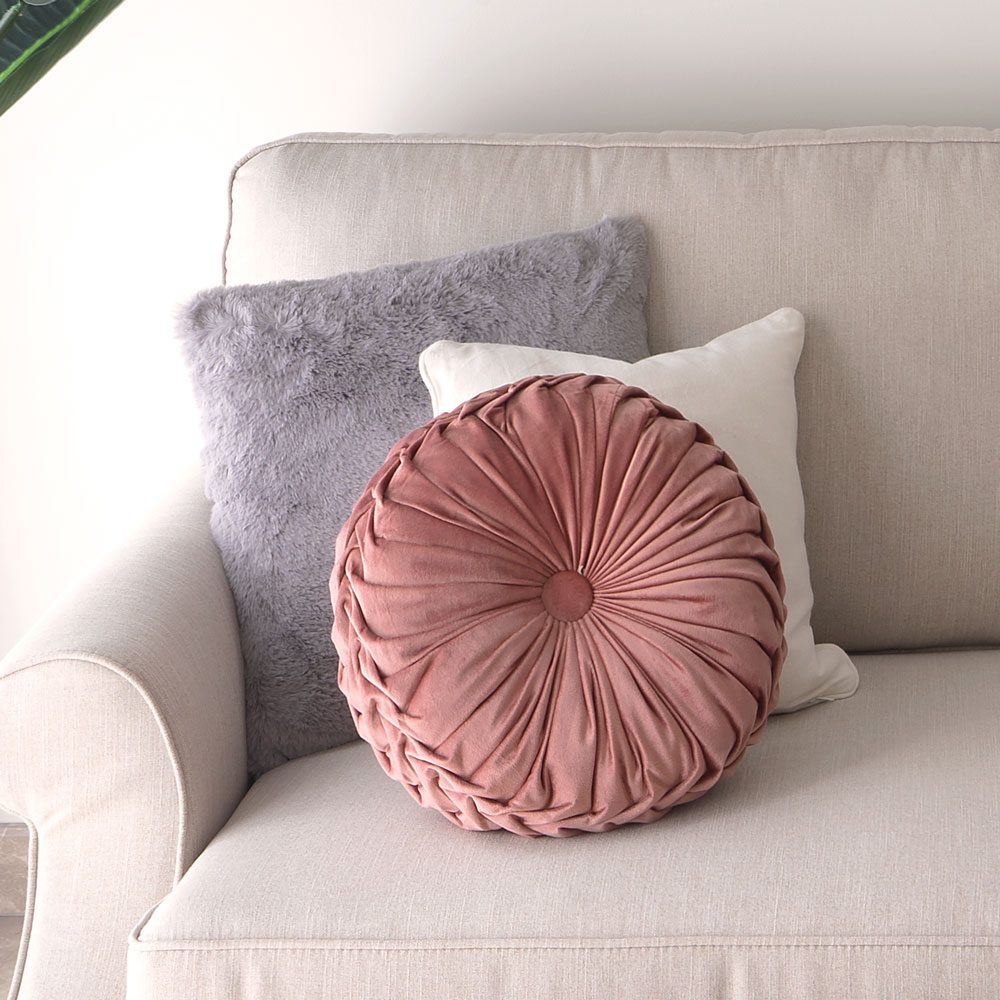 Ryder Tufted Round Cushion - Image 2