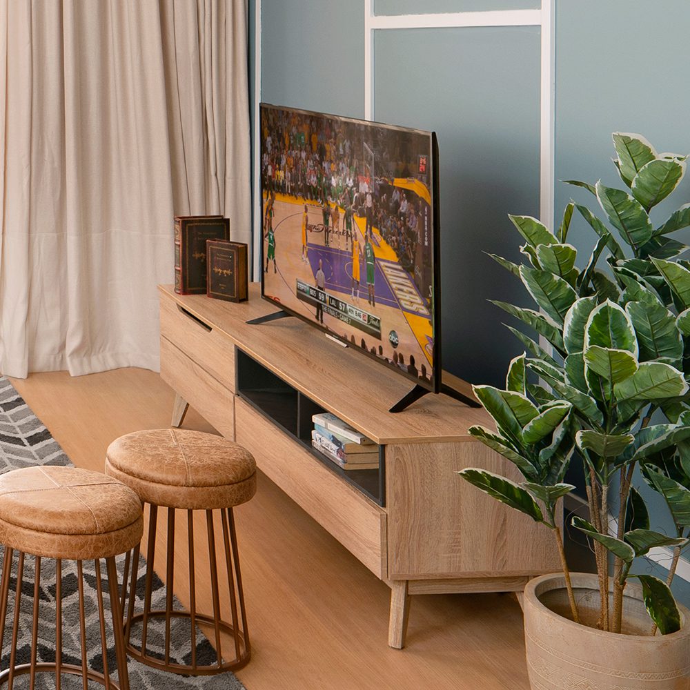 Rustic Scandinavian TV Cabinet - Image 9