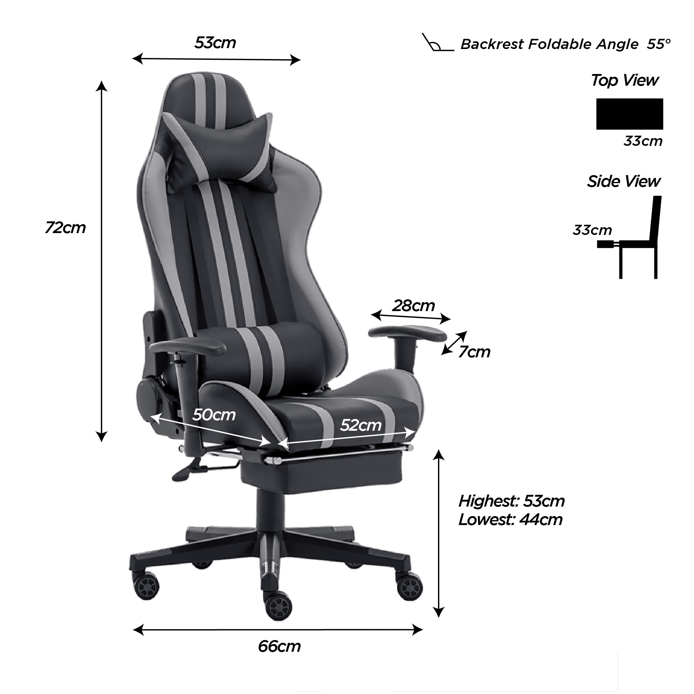 Peter Swivel Office Chair - Image 2