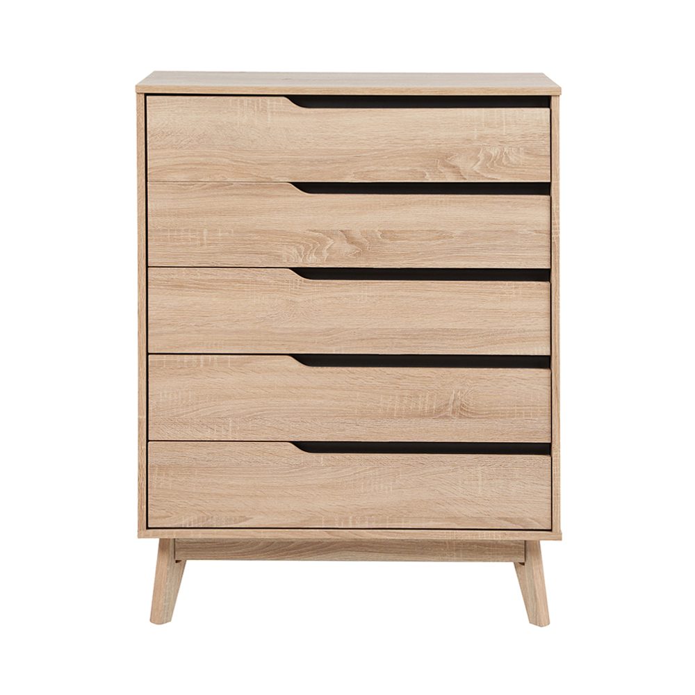 Rustic Scandinavian Chest (5 Drawers) - Image 2