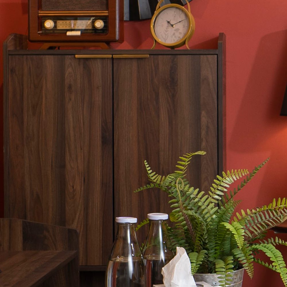 Mocha Lux Shoe Cabinet - Image 8