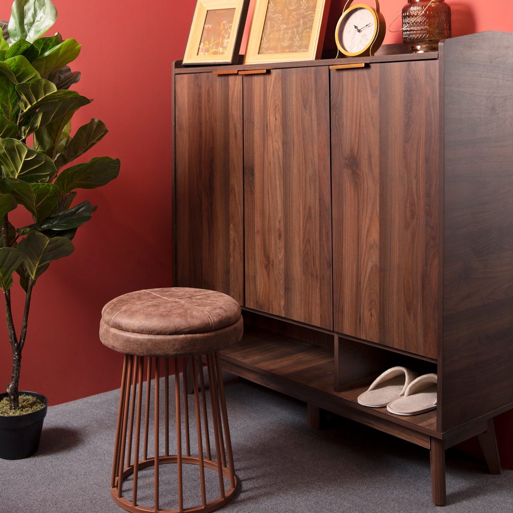 Mocha Lux Shoe Cabinet - Image 10