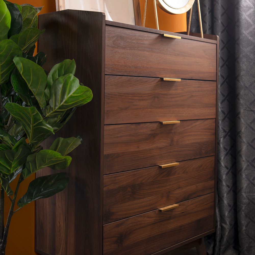 Mocha Lux Chest (5 Drawers) - Image 7