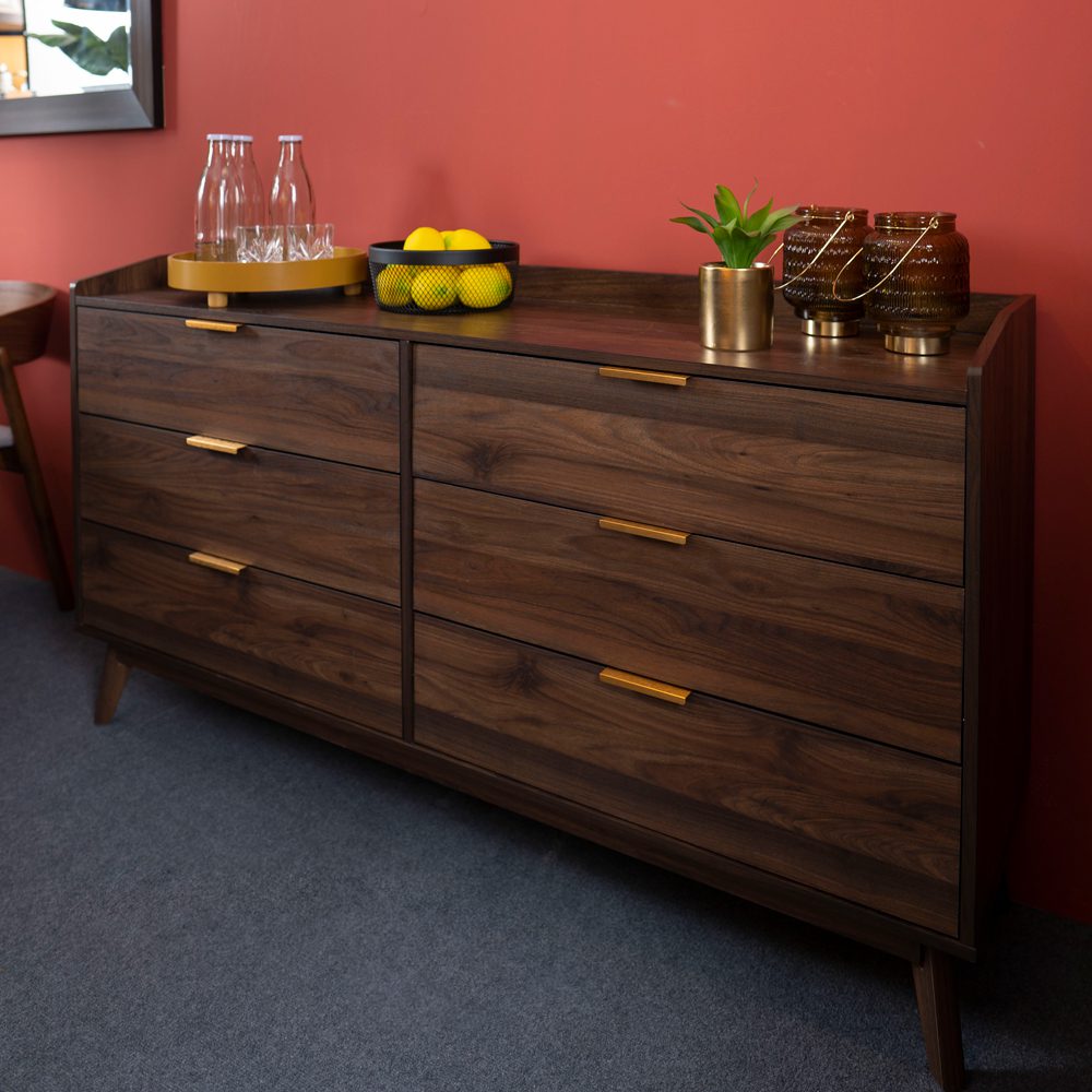 Mocha Lux Chest (6 Drawers) - Image 8