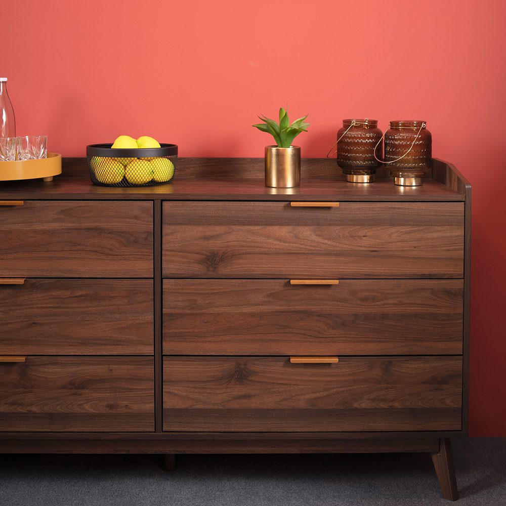Mocha Lux Chest (6 Drawers) - Image 7
