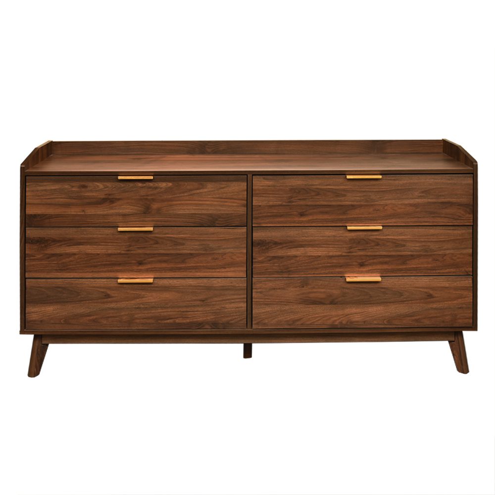 Mocha Lux Chest (6 Drawers) - Image 2
