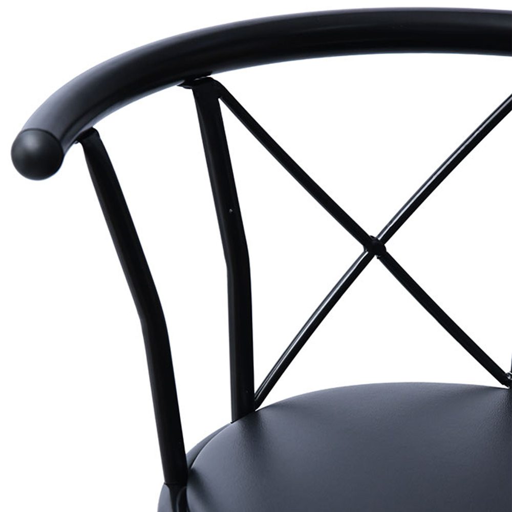 Winfred Bar Stool with Backrest - Image 2