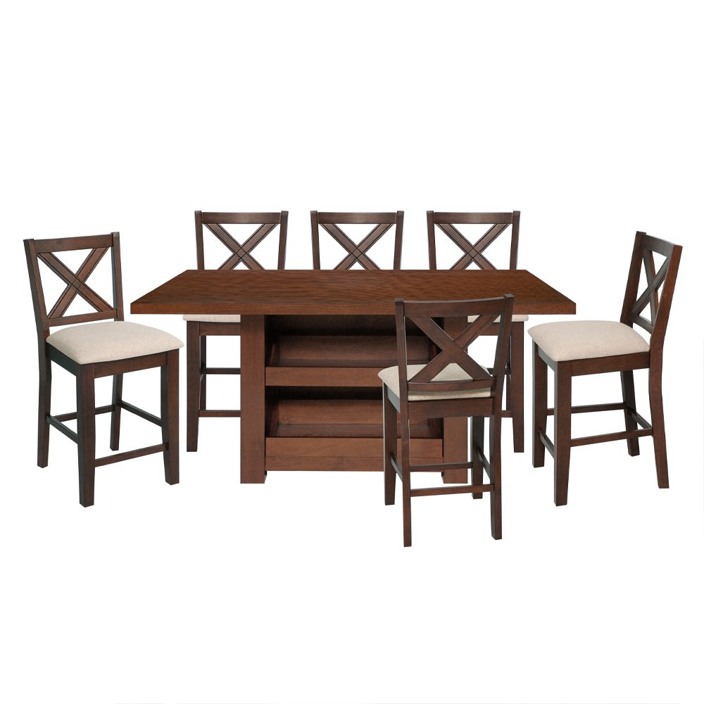 Dinihari Dining Set with Storage (6 Seater)