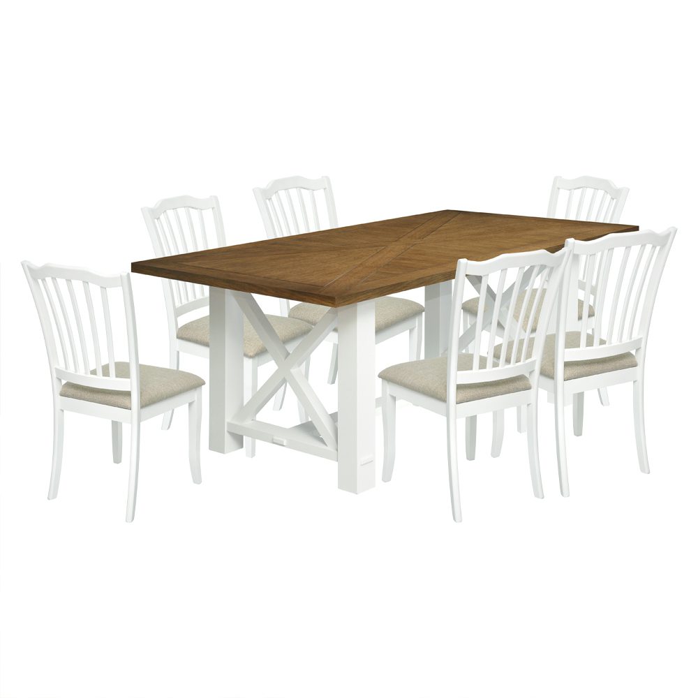 The Farmhouse Dining Set (6 Seater) - Image 2