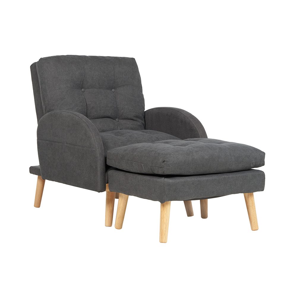 Richardson Adjustable Lounge Sofa with Ottoman
