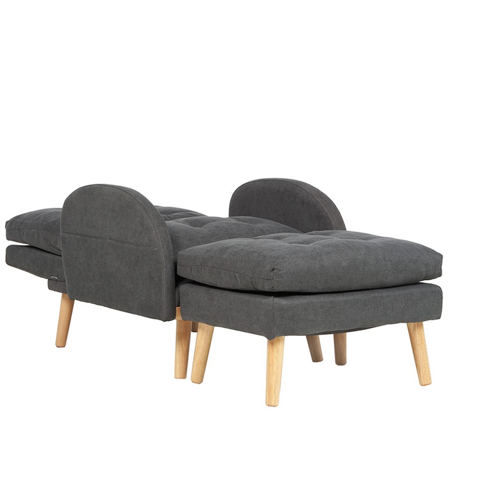 Richardson Adjustable Lounge Sofa with Ottoman - Image 3