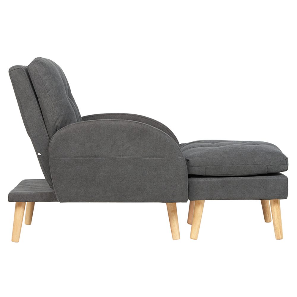 Richardson Adjustable Lounge Sofa with Ottoman - Image 5