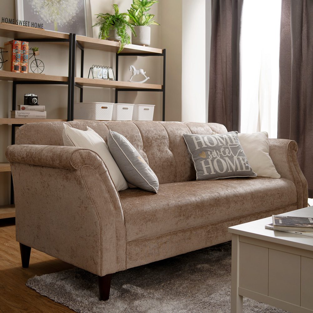 Pearly Swan 3 Seater Sofa - Image 2