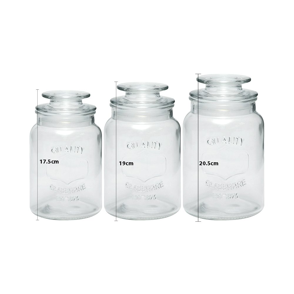 Glass Canister (3 Piece) - Image 5